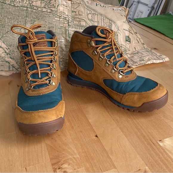 Danner Shoes Womens Danner Jag Hiking Boots Brown Green Poshmark